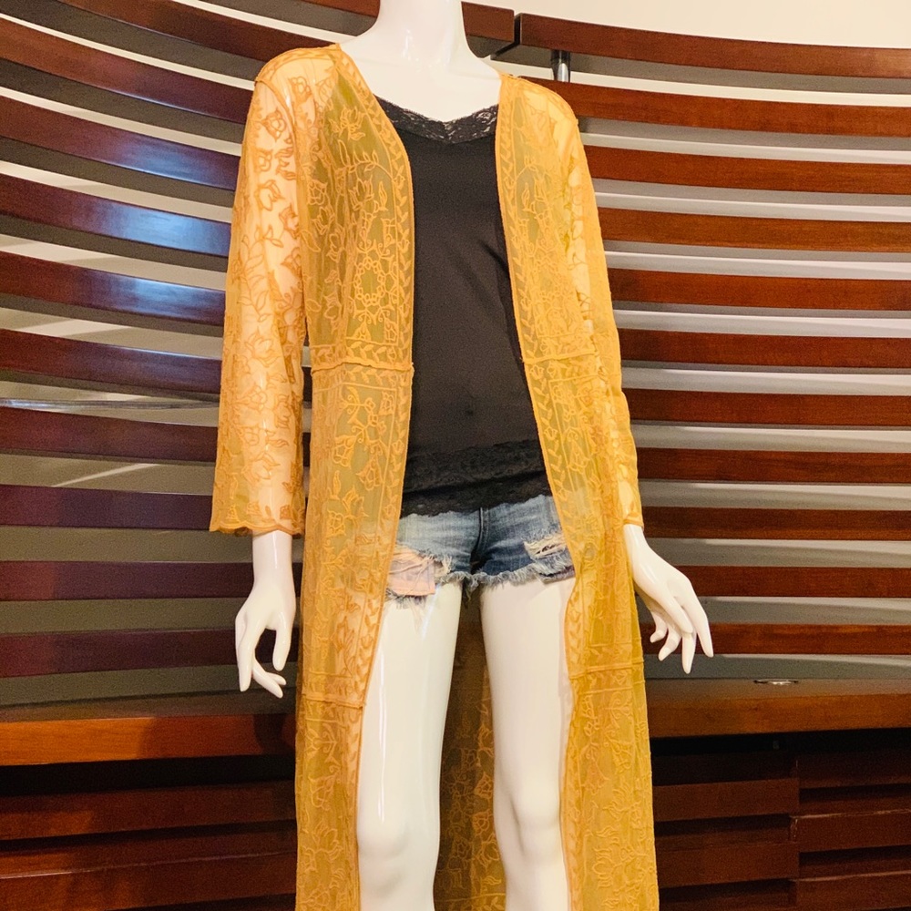 Miss Chievous Yellow cardigan
